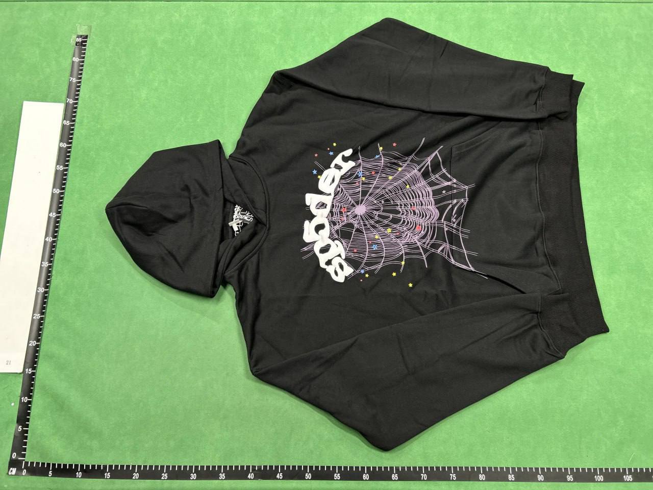 Green Spider Hoodie Large -9