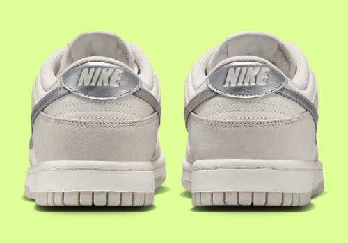 A Silver Swoosh Adds Spark To A Greyed Out Nike Dunk(pic3) A Silver Swoosh Adds Spark To A Greyed Out Nike Dunk(pic3)
