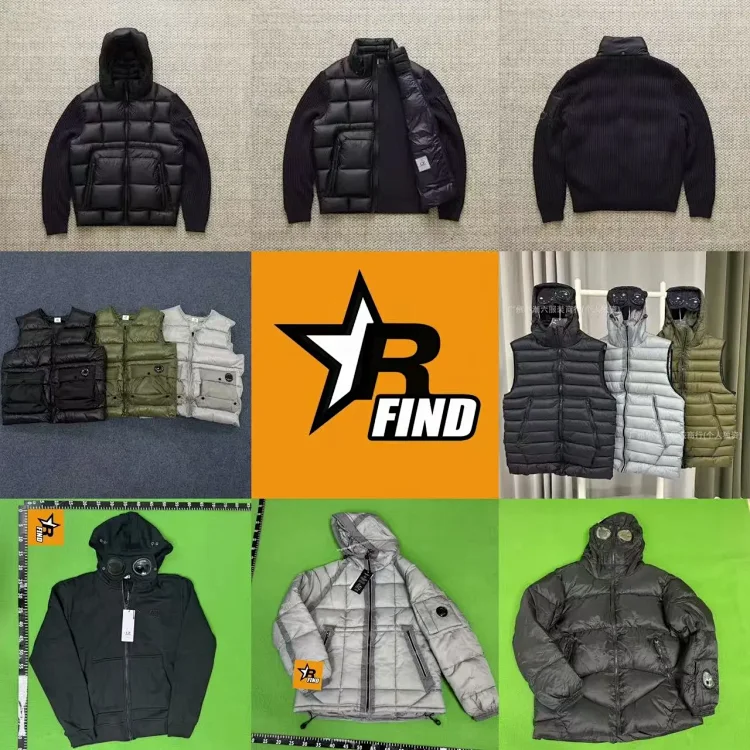 R Find Black Puffer Jacket and