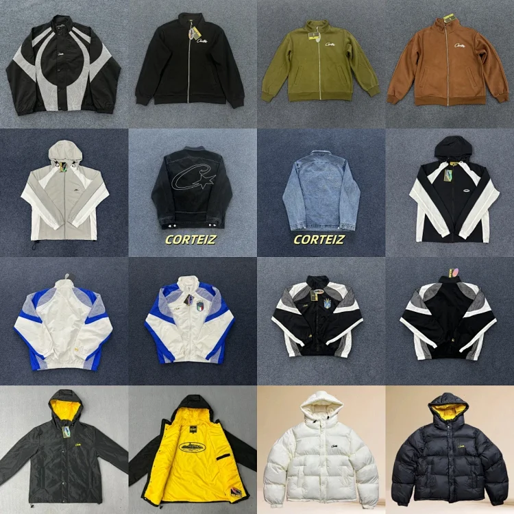 Corteiz Black Hooded Jacket