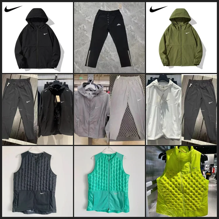 Nike Black Hooded Jacket and P