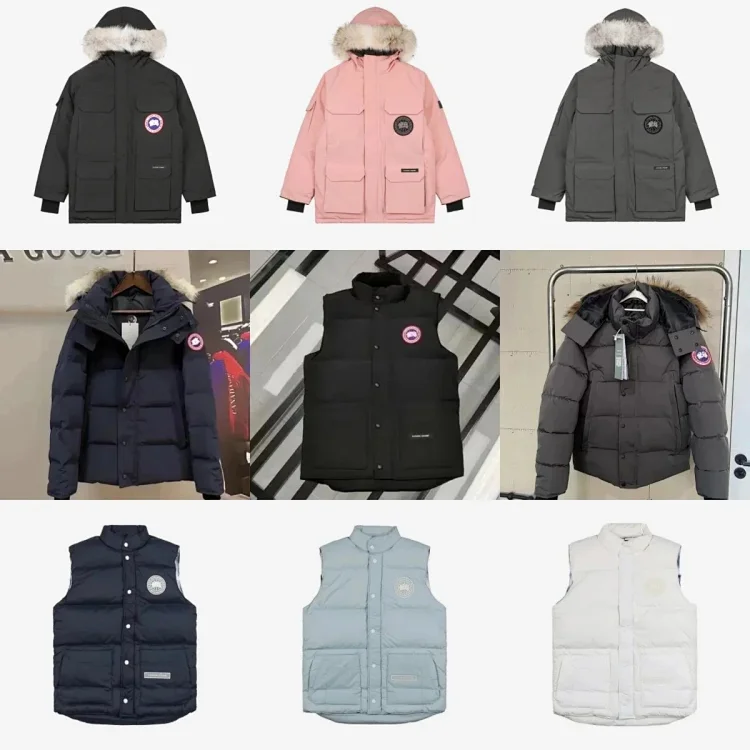 Canada Goose Black Fur Hooded 